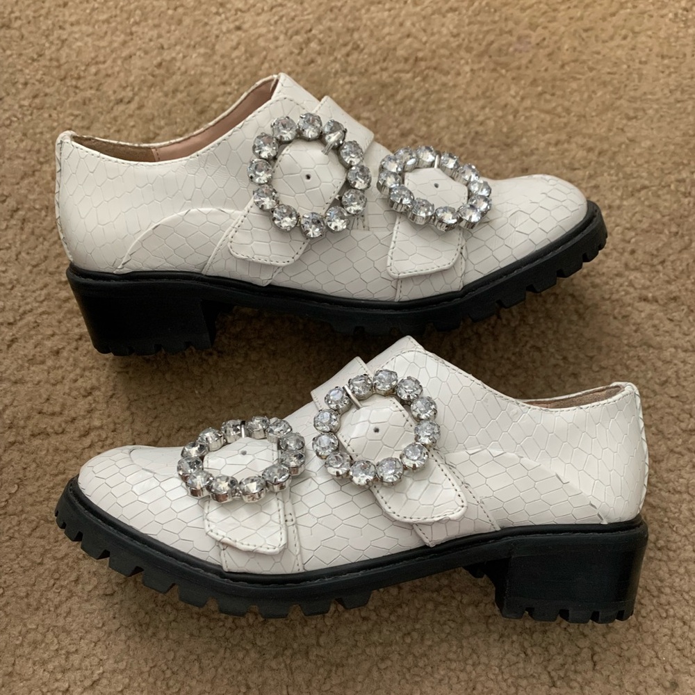 Schutz Doris Croc Embossed Women's Loafer